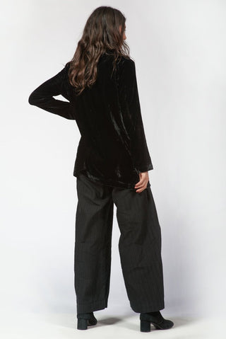 Needled Striped Palazzo Pants - Baci Fashion