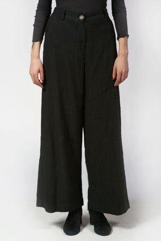Needled Striped Palazzo Pants - Baci Fashion