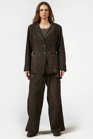 Needled Striped Pocket Pants - Baci Fashion