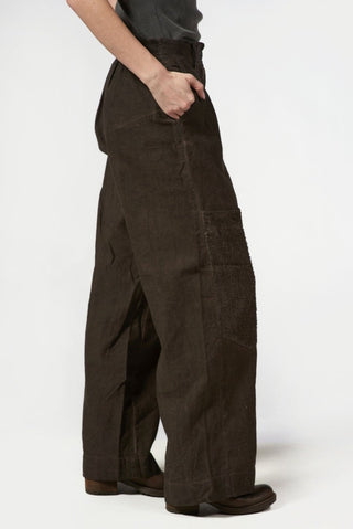 Needled Striped Pocket Pants - Baci Fashion