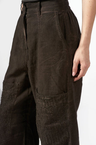 Needled Striped Pocket Pants - Baci Fashion