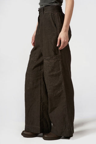 Needled Striped Pocket Pants - Baci Fashion