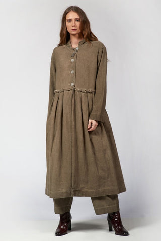 Oversized Vest with Frayed Waistline - Baci Fashion