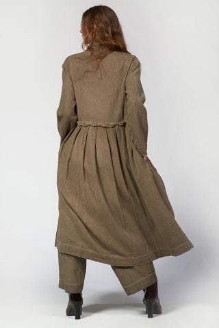 Oversized Vest with Frayed Waistline - Baci Fashion