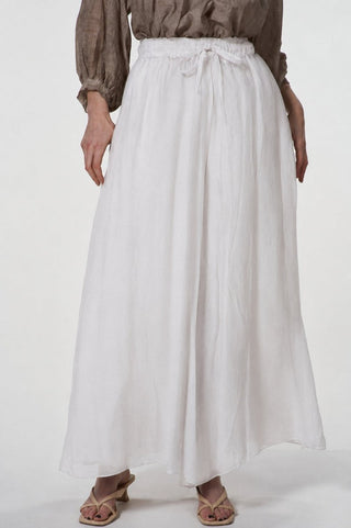 Palazzo Pants with Waist Tie - Baci Fashion