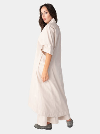 Paneled V-Neck Midi Dress - Baci Fashion