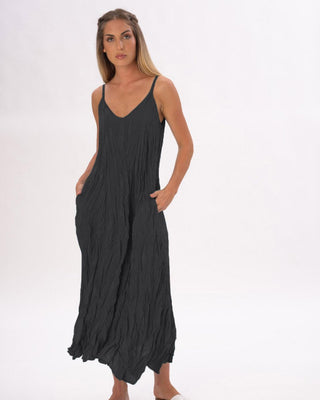 Pleated Crinkled Maxi Slip Dress – Baci Fashion