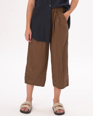 Pleated Elastic Organic Cotton Shorts - Baci Fashion