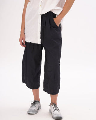 Pleated Elastic Organic Cotton Shorts - Baci Fashion