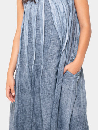 Pleated Tank Dress - Baci Fashion