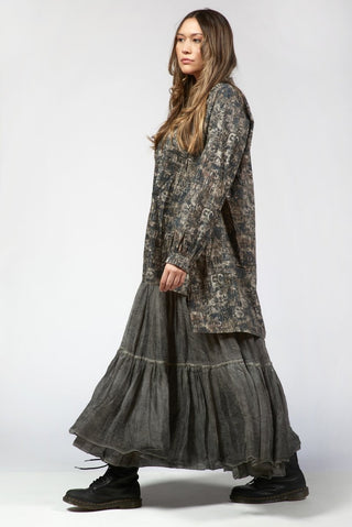 Printed Oversized Shirt - Baci Fashion