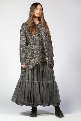 Printed Oversized Shirt - Baci Fashion