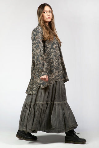 Printed Oversized Shirt - Baci Fashion