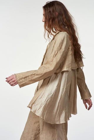 Raglan Jacket with Satin Pockets - Baci Fashion