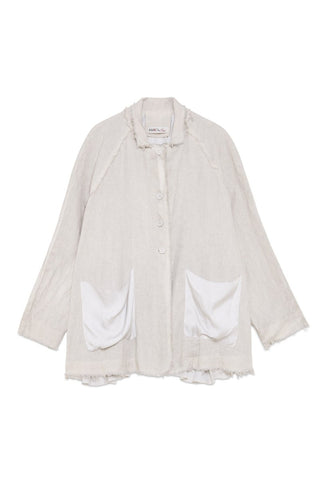 Raglan Jacket with Satin Pockets - Baci Fashion