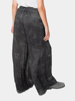 Raw Edge Wide Trousers - Baci Fashion