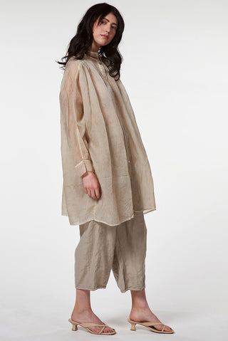 Relaxed Cotton Linen Blend Pants - Baci Fashion