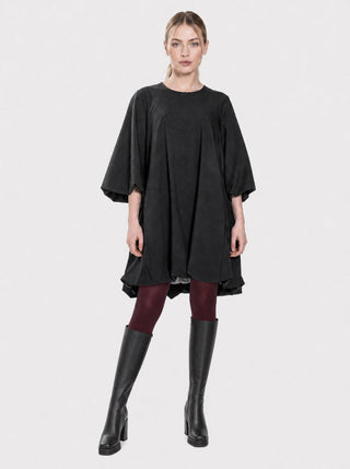 Round Neck Balloon Dress - Baci Fashion