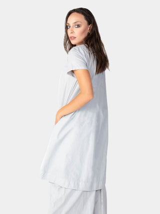 Round Neck Organic Cotton Day Dress - Baci Fashion