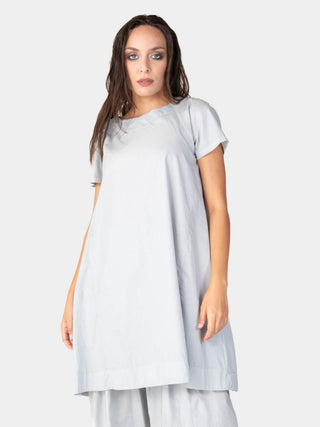 Round Neck Organic Cotton Day Dress - Baci Fashion