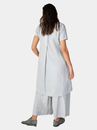 Round Neck Organic Cotton Day Dress - Baci Fashion