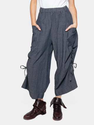 Ruched Leg Cargo Pants - Baci Fashion