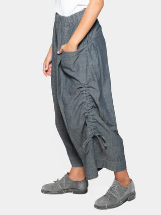 Ruched Leg Cargo Pants - Baci Fashion