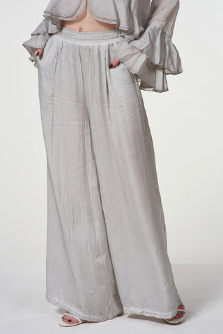 Satin palazzo Pants - Baci Fashion