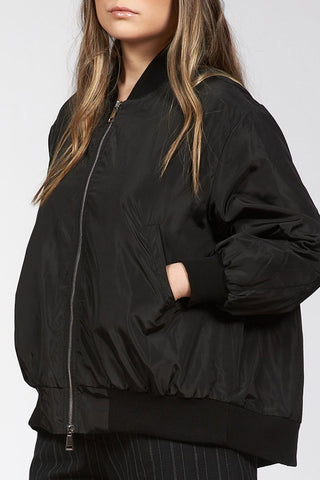 Short Bomber Jacket - Baci Fashion