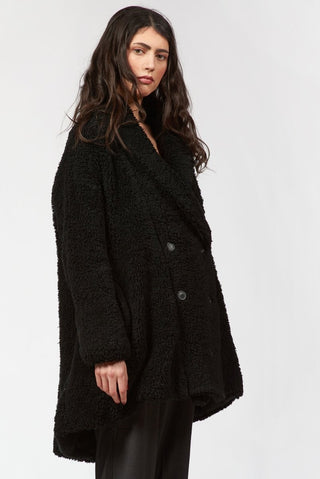 Short Teddy Coat - Baci Fashion