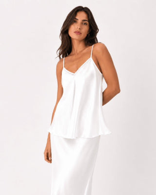 Silky V-Neck Camisole - Baci Fashion