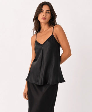 Silky V-Neck Camisole - Baci Fashion