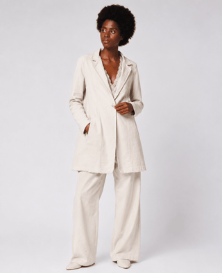Single-Button Elbow Patch Blazer - Baci Fashion
