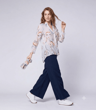 Sketch Popover Shirt - Baci Fashion