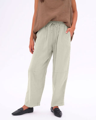 Sleek Elastic Waist Drawstring Pants - Baci Fashion