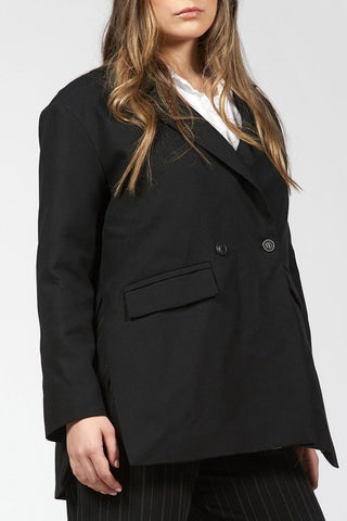 Solid - Colored Jacket with Belt - Baci Fashion