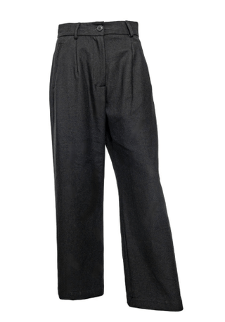 Solid - Colored Masculine - Cut Pants - Baci Fashion