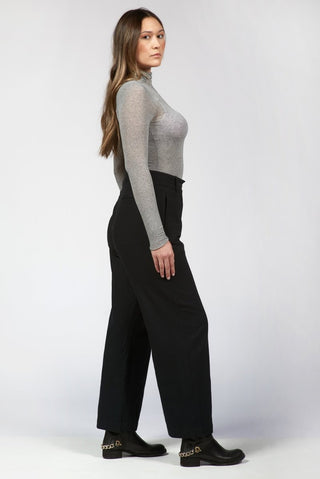 Solid - Colored Masculine - Cut Pants - Baci Fashion