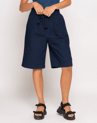 Spring Drawstring Bermuda Shorts - Baci Fashion