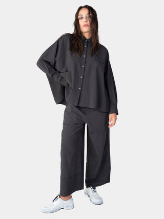 Striped 2 Pocket Swing Shirt - Baci Fashion
