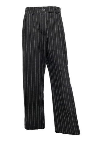 Striped Masculine - Cut Pants - Baci Fashion
