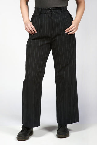 Striped Masculine - Cut Pants - Baci Fashion