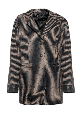 Striped Men - Style Nylon Back Jacket - Baci Fashion