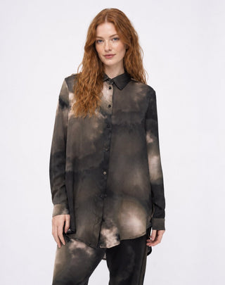 Tie-Dye Long Sleeve Shirt - Baci Fashion