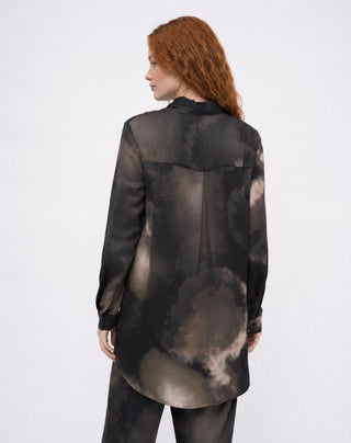 Tie-Dye Long Sleeve Shirt - Baci Fashion