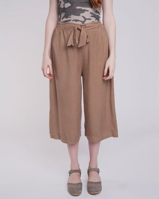 Tie-Waist Swing Culottes - Baci Fashion