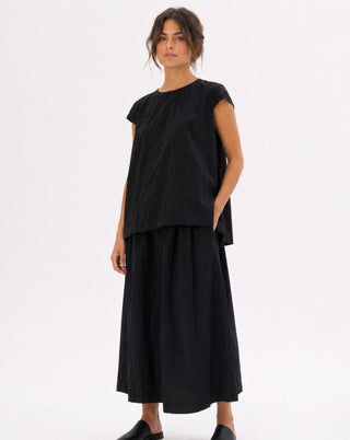 Tiered Waist Ruffled Organic Shirt - Baci Fashion