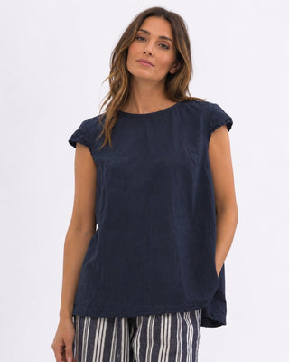 Tiered Waist Ruffled Organic Shirt - Baci Fashion