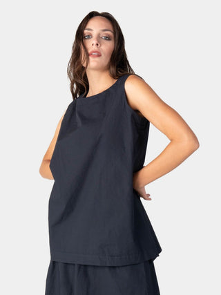 Top Stitched Cotton Tank - Baci Fashion