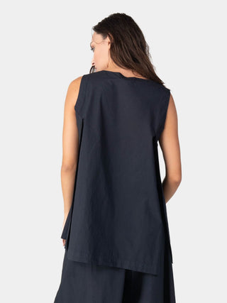 Top Stitched Cotton Tank - Baci Fashion